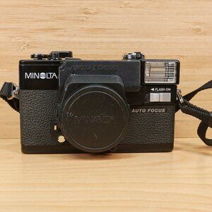 Vintage Minolta Hi-Matic AF2 35mm Film Point-and-Shoot Camera